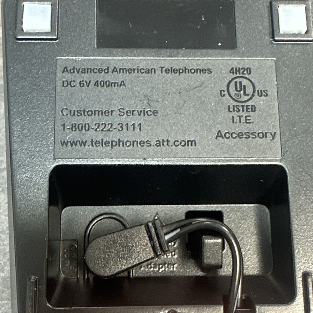 AT&T CL83507 Handset Cordless Phone Additional Telephone DECT 6.0 System - Picture 3 of 5